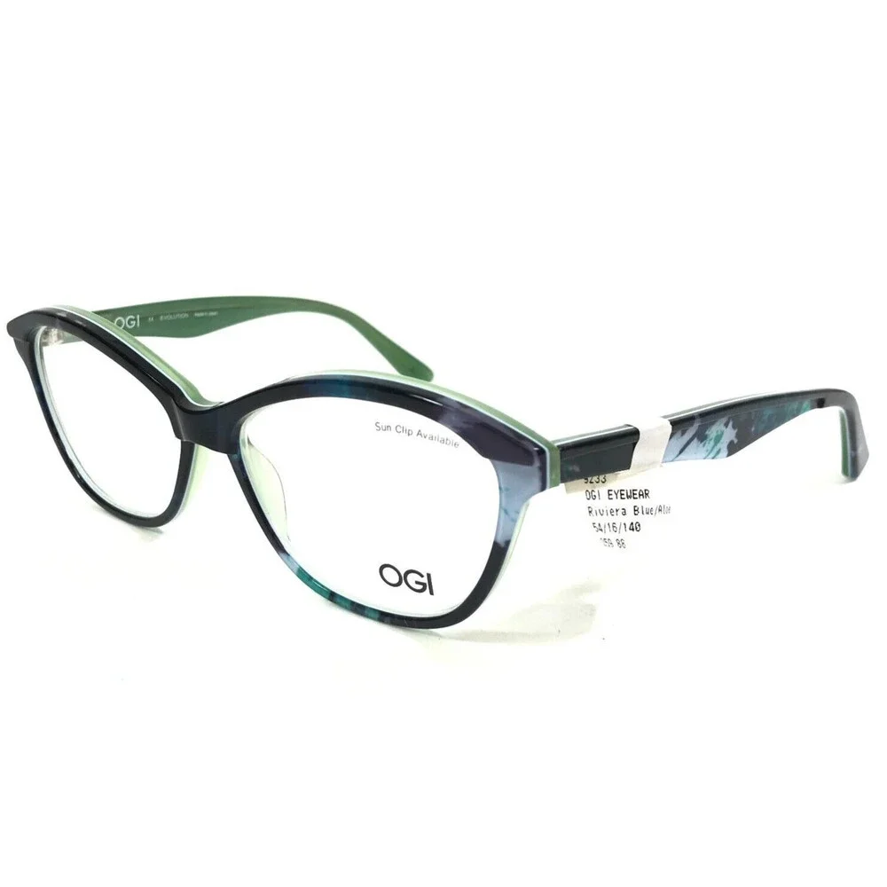 OGI Eyeglasses Frames 9233/2115 EVOLUTION Cat Eye Full Rim 54-16-140